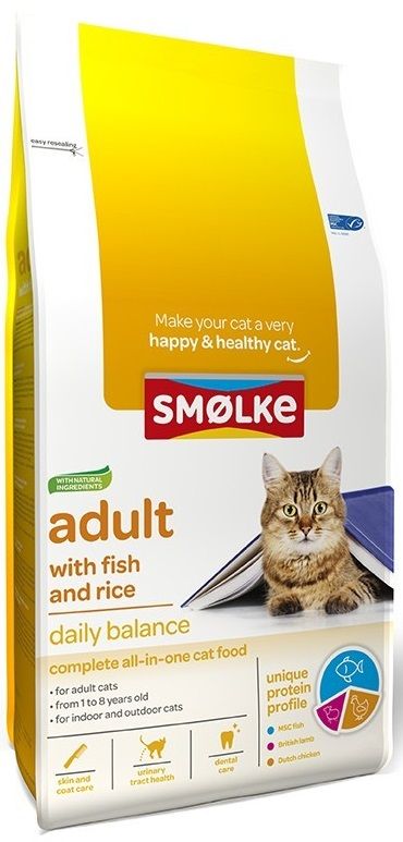 Smolke Adult Vis & Rijst Kattenvoer