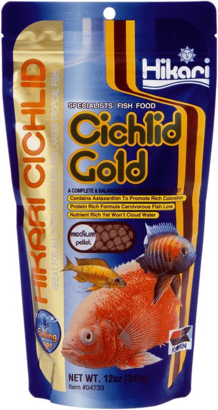 Hikari Cichlid Gold Medium Visvoer