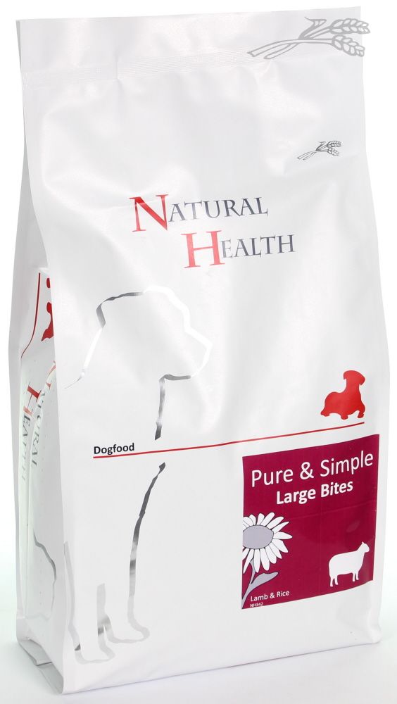 Natural Health Dog Lamb & Rice Adult Large Hondenvoer