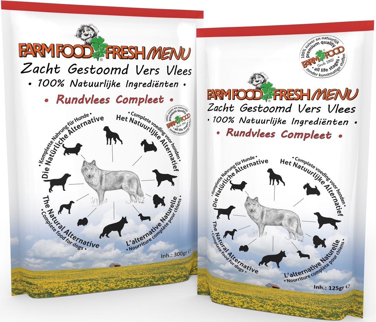 Farm Food Fresh Menu Rundvlees Compleet Hondenvoer