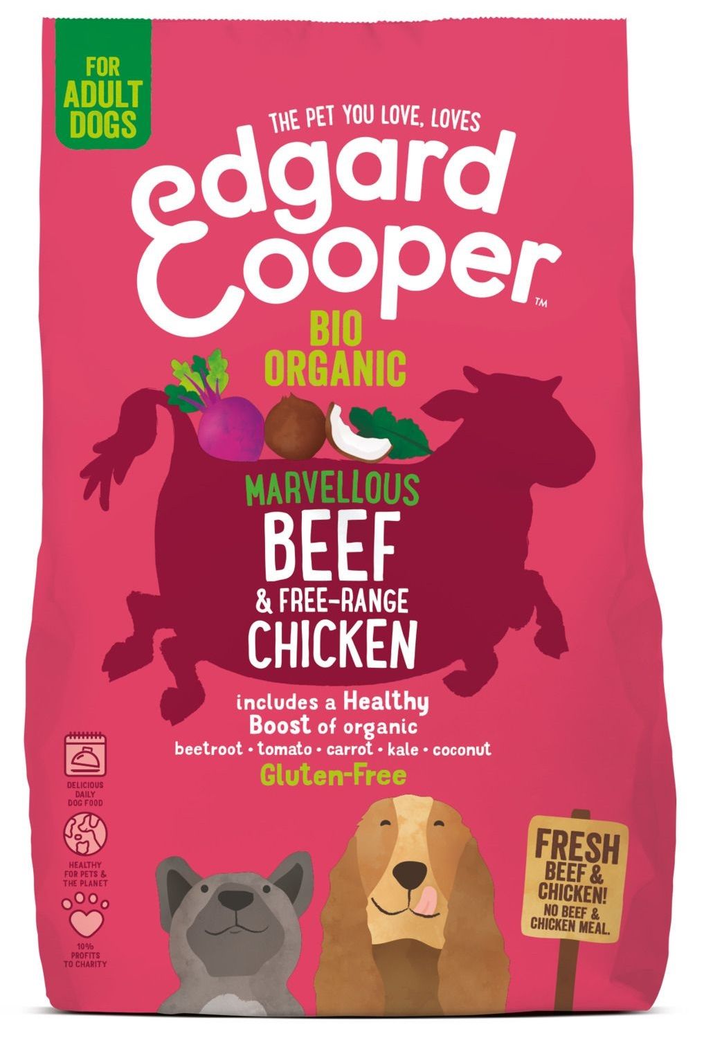 Edgard & Cooper Biologisch Rund Hondenvoer