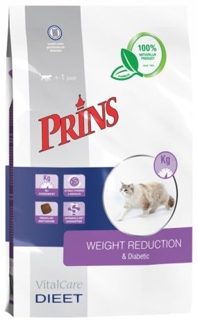 Prins Vital Care Dieet Weight Reduction & Diabetic Kattenvoer