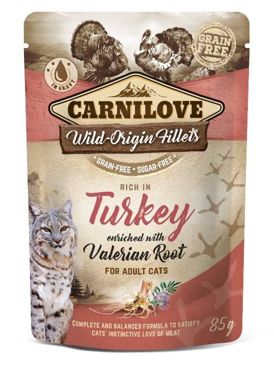 Carnilove Pouch Kalkoen Met Valeriaan Kattenvoer