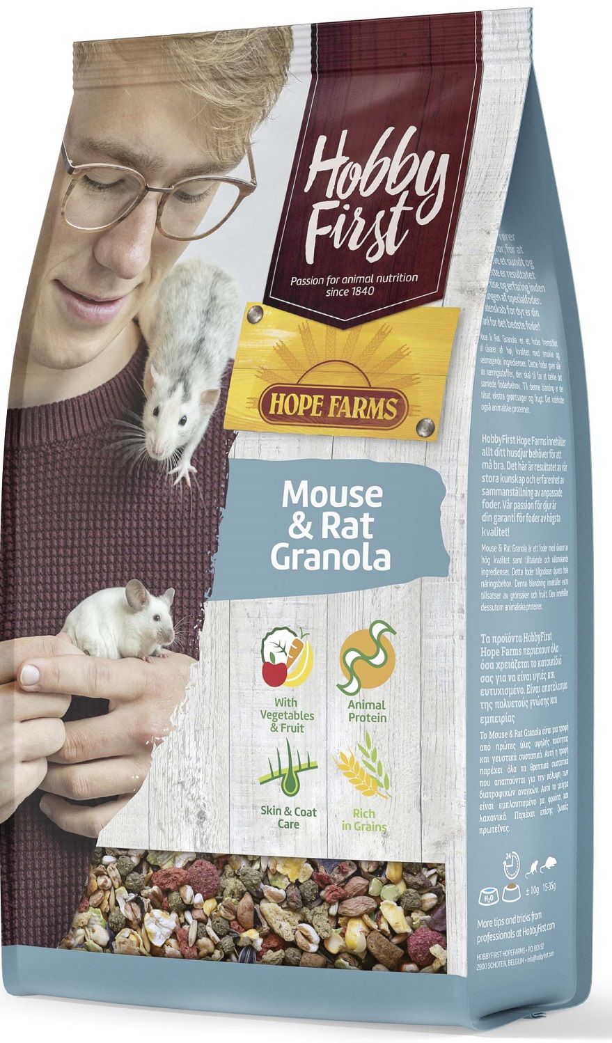 Hobbyfirst Mouse&Rat Granola Konijnenvoer