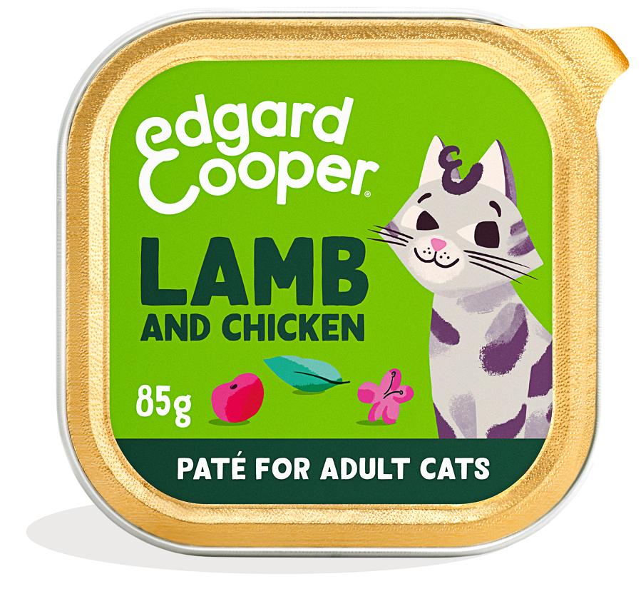 Edgard & Cooper Adult Pate Lam&Kip Kattenvoer