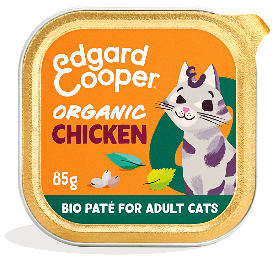 Edgard & Cooper Adult Pate Organisch Kip Kattenvoer