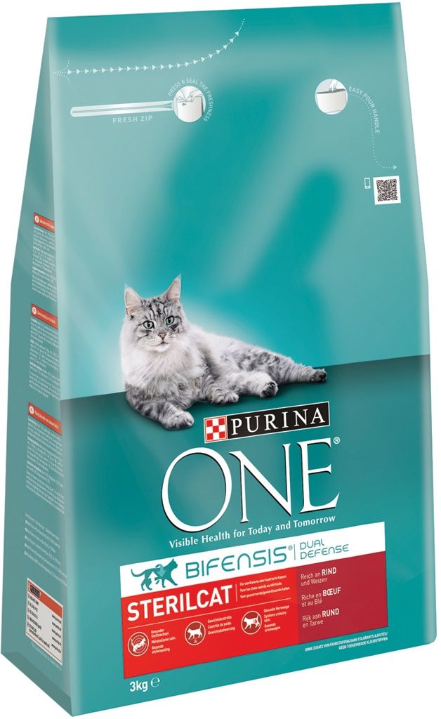 Purina One Sterilcat Rund / Tarwe Kattenvoer