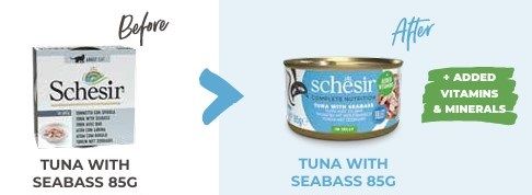 Schesir In Gelei Tonijn En Zeebaars Kattenvoer