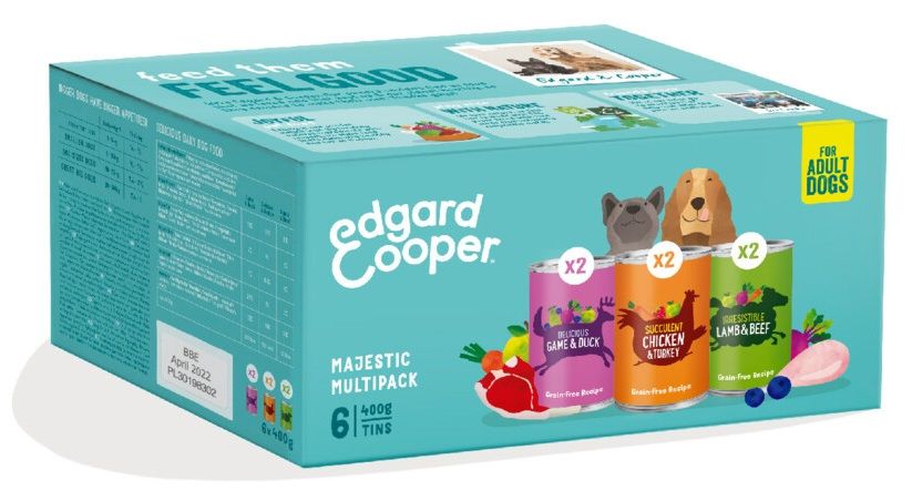 Edgard & Cooper Dog Adult Chick/Game/Lamb Hondenvoer
