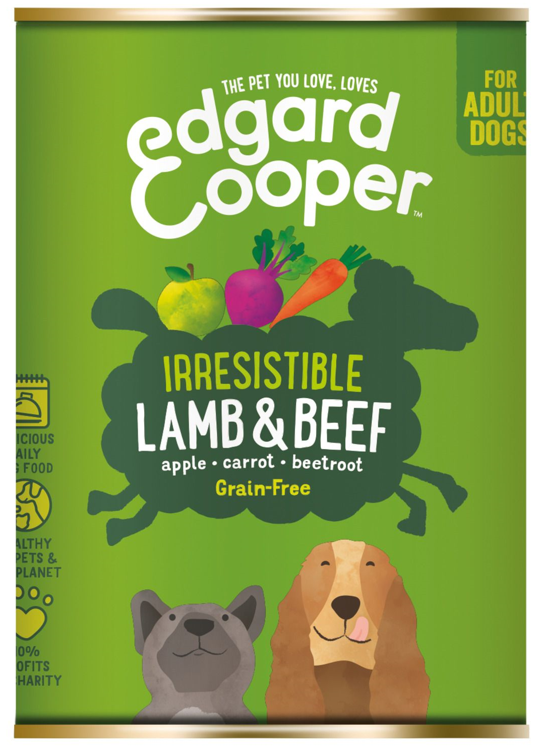 Edgard & Cooper Lam & Rund Blik Hondenvoer