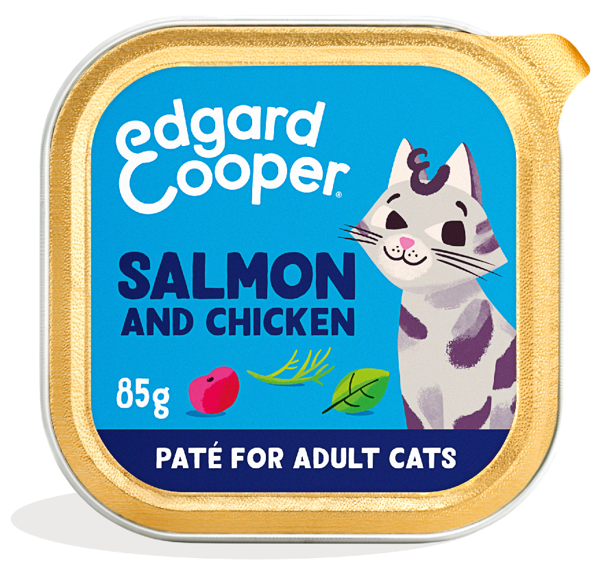 Edgard & Cooper Adult Pate Zalm&Kip Kattenvoer