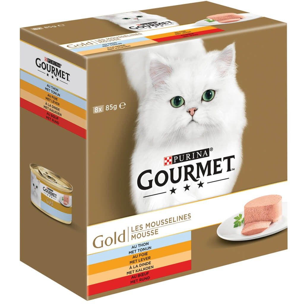 Gourmet Gold 8 P Mouse Kattenvoer