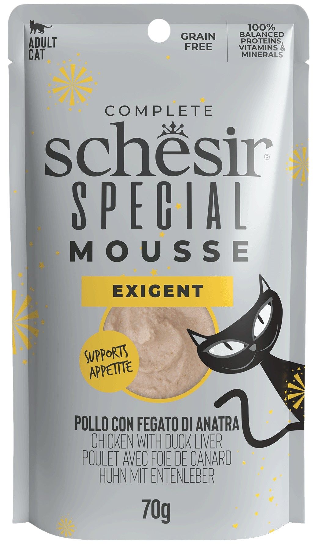Schesir Special Exigent Kat Pouch Mousse Kip&Eendenlever 70gr