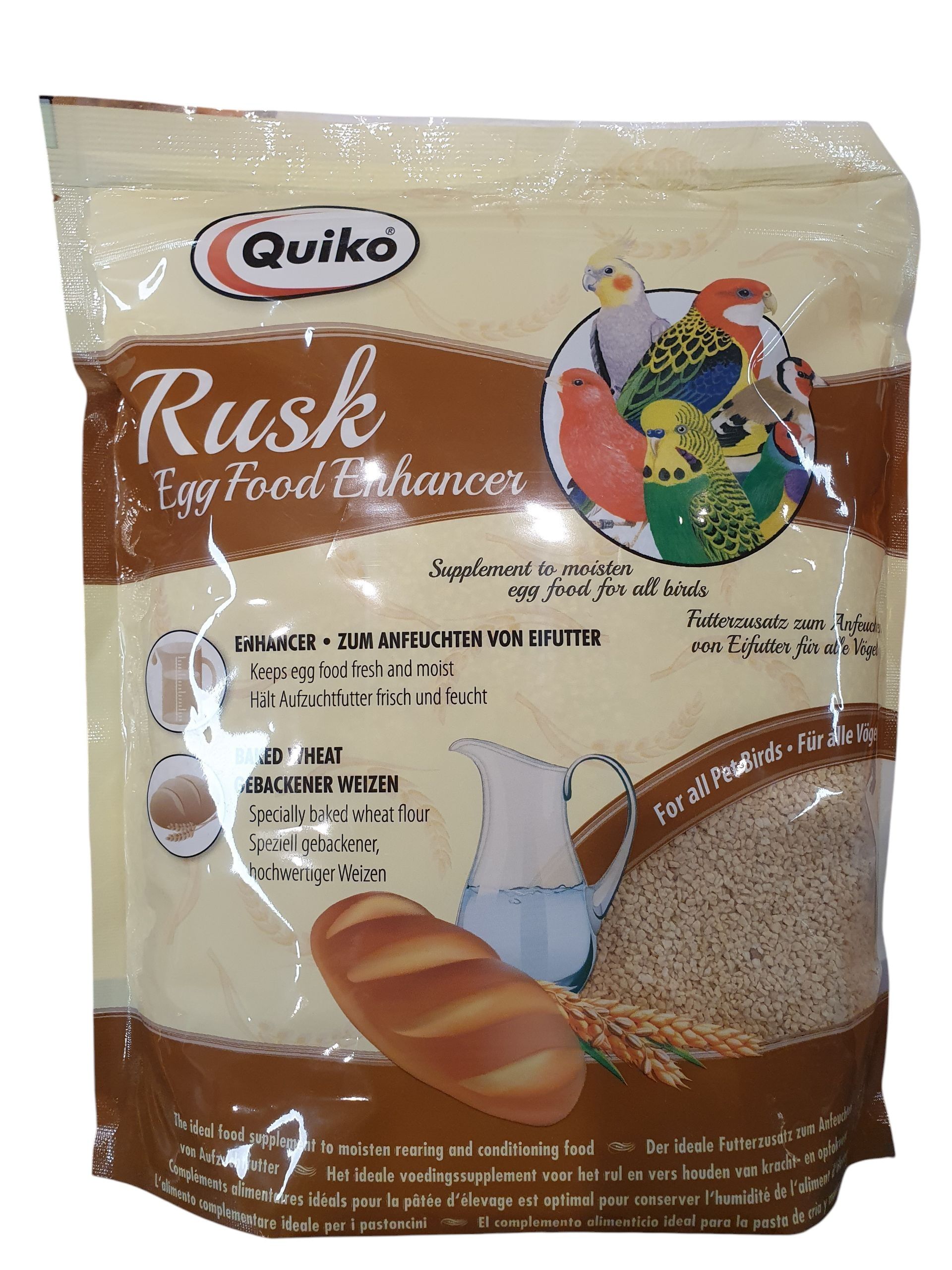 Quiko Rusk 1kg Vogelvoer