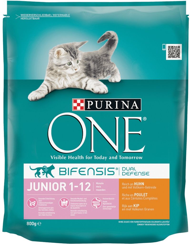 Purina One Junior Kip / Volkoren Granen Kattenvoer