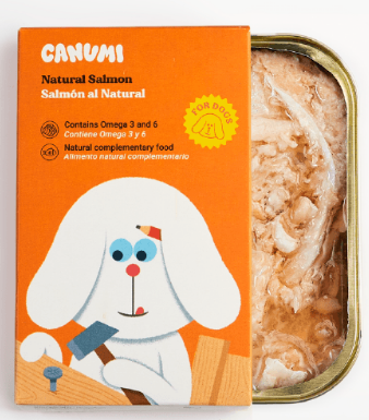 Canumi Noorse Zalmfilet In Blik Voor Honden, 120gr