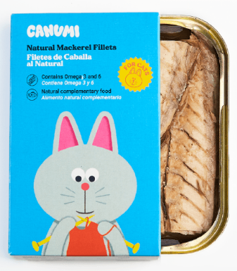 Canumi Makreelfilets In Blik Voor Katten, 120gr