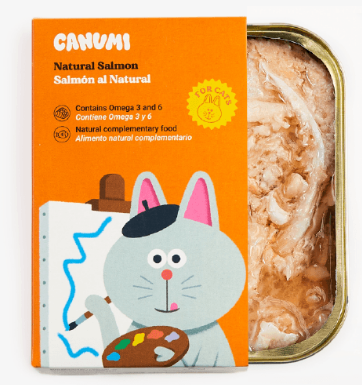 Canumi Noorse Zalmfilet In Blik Voor Katten, 120gr