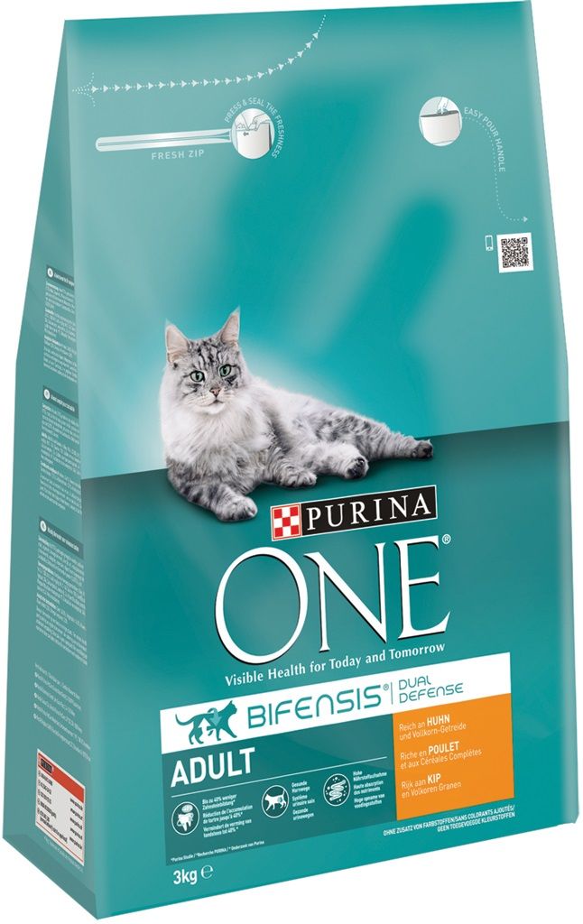 Purina One Adult Kip / Volkoren Granen Kattenvoer