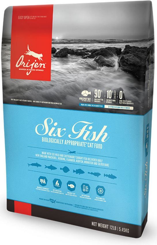 Orijen 6 Fish Cat Kattenvoer