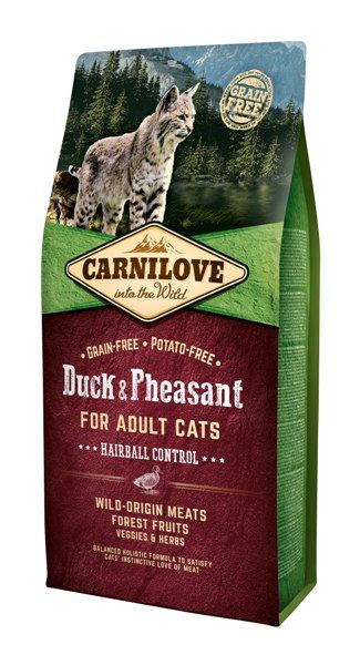 Carnilove Eend & Fazant Anti Haarbal Kattenvoer