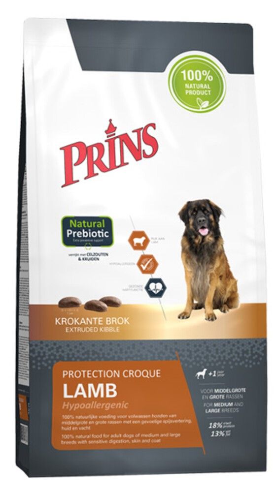 Prins Protection Croque Lamb Hypoallergic Hondenvoer