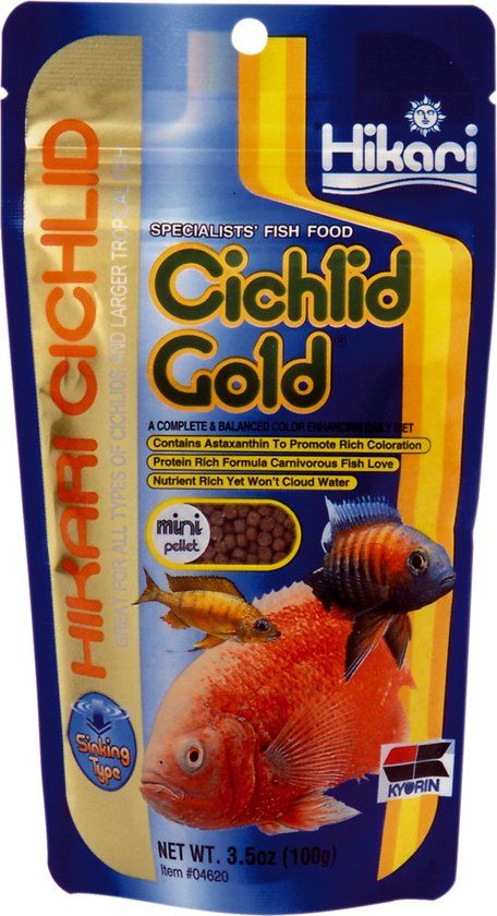 Hikari Cichlid Gold Mini Visvoer