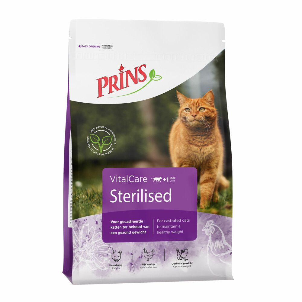 Prins Vitalcare Sterilised Kattenvoer