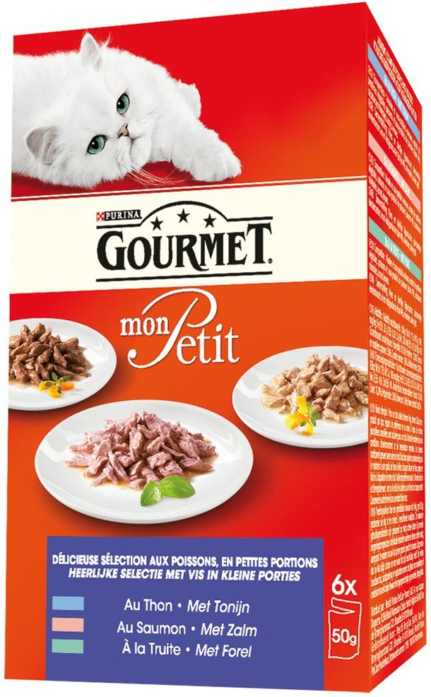 Gourmet Mon Petit 6x50gr Kattenvoer