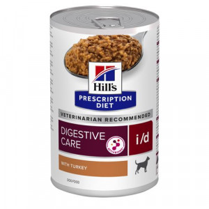 Hill&Apos;S Prescription Diet I/D Digestive Care Nat Hondenvoer Met Kalkoen Blik 1 Tray (12 X 360 G)