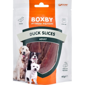Boxby Duck Slices Hondensnack 5 X 90 G Hondensnacks