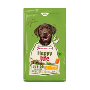 Happy Life Junior Met Kip Hondenvoer 2 X 7,5 Kg