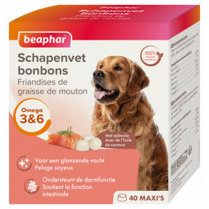 Beaphar Schapenvet Bonbons Met Zalm Voor De Hond 2 Verpakkingen