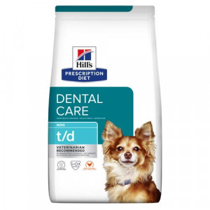 Hill&Apos;S Prescription Diet T/D Mini Dental Care Hondenvoer Met Kip 3 Kg