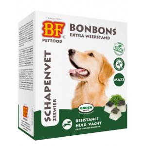 Biofood BF Petfood Schapenvet Maxi Bonbons Met Zeewier 4 + 1 Gratis Hondensnacks