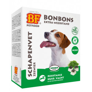 Biofood BF Petfood Schapenvet Mini Bonbons Met Zeewier 4 + 1 Gratis Hondensnacks
