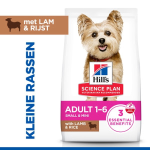 Hill&Apos;S Adult Small & Mini Met Lam & Rijst Hondenvoer 6 Kg