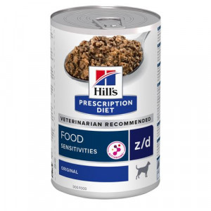 Hill&Apos;S Prescription Diet Z/D Food Sensitivities Nat Hondenvoer Blik 2 Trays (24 X 370 G)