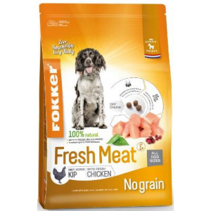 Fokker Fresh Meat No Grain Hondenvoer 2 X 2,5 Kg