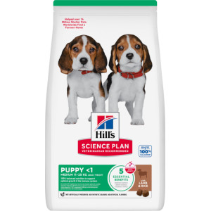Hill&Apos;S Puppy Medium Met Lam & Rijst Hondenvoer