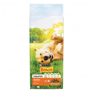 Purina Bonzo Senior Hondenvoer Met Kip En Groenten