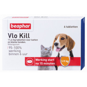 Beaphar Vlo Kill (Tot ) Kat En Hond 6 Tabletten