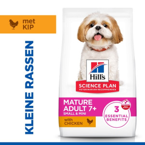 Hill&Apos;S Mature Adult Small & Mini Met Kip Hondenvoer