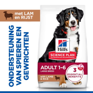 Hill&Apos;S Adult Large Met Lam & Rijst Hondenvoer