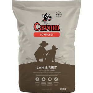 Cavom Compleet Met Lam En Rijst Hondenvoer