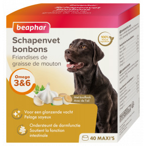 Beaphar Schapenvet Bonbons Met Knoflook Voor De Hond 2 Verpakkingen
