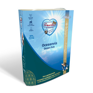 Renske Vers Gestoomd Oceaanvis Natvoer Hond (Tetra) 2 Trays ( )