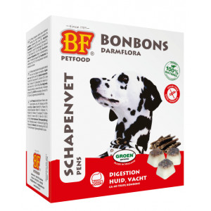 Biofood BF Petfood Schapenvet Maxi Bonbons Met Pens 3 Verpakkingen Hondenvoer