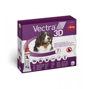 Vectra 3D XL Spot On Hond 40+ Kg (3 Pipetten) 3 Pipetten