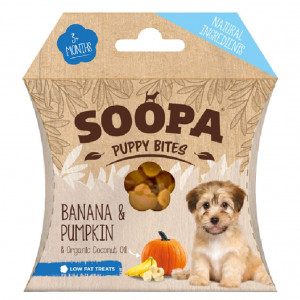 Soopa Bites Puppysnack Met Banaan & Pompoen Hondenvoer